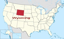 Wyoming in the USA