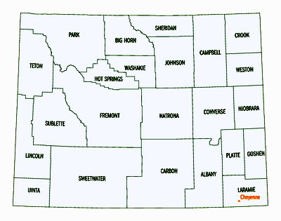 Counties of Wyoming